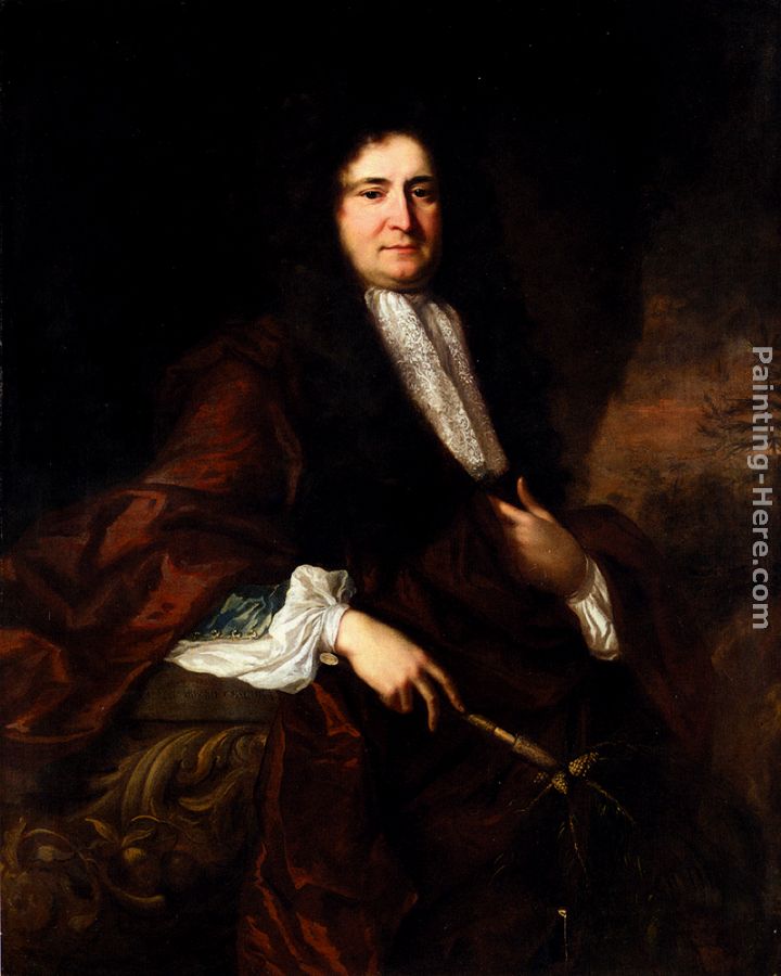 Portrait Of Thomas Brotherton painting - John Riley Portrait Of Thomas Brotherton art painting